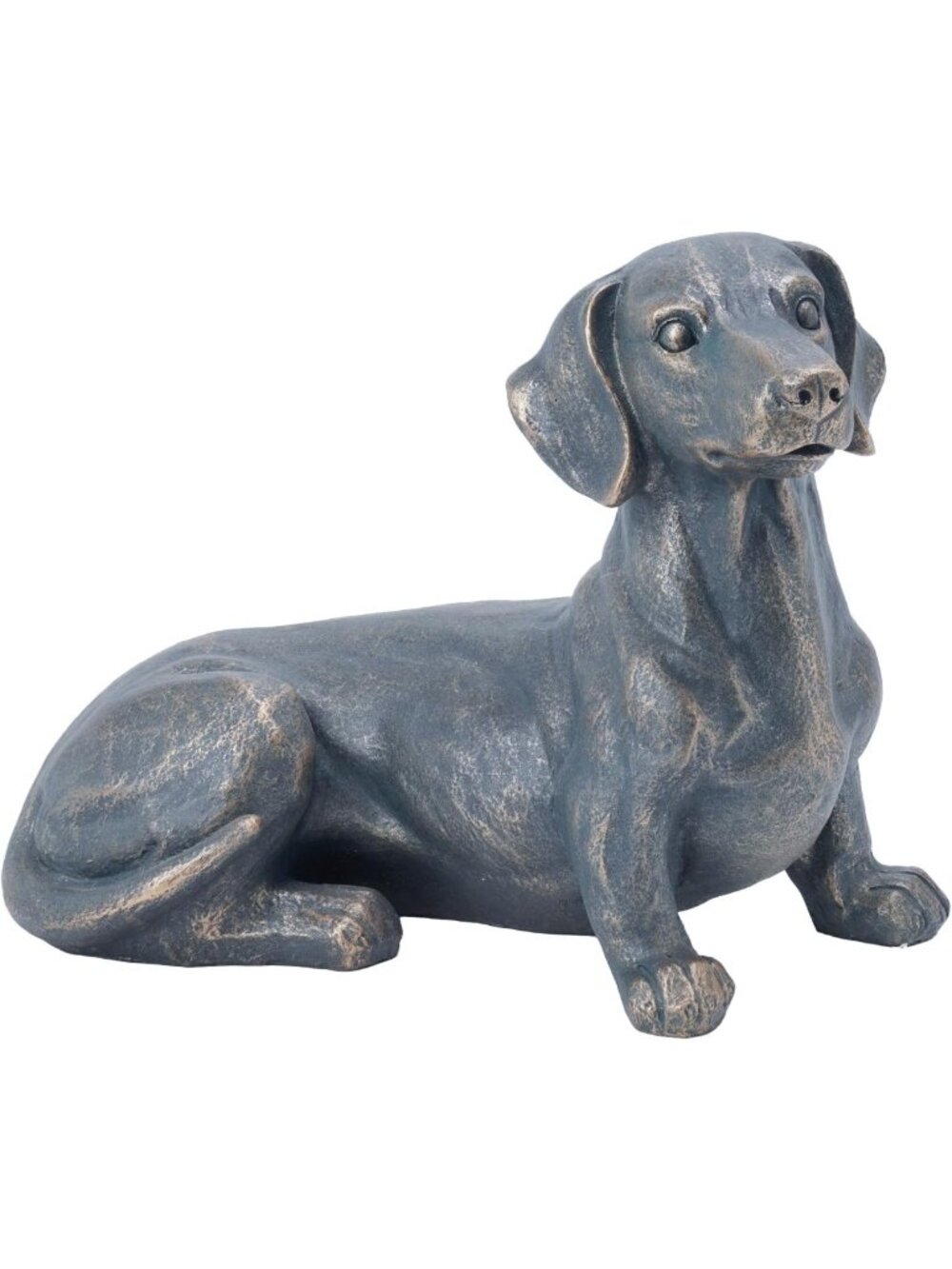Hand-Painted Dachshund Garden Statue - 14" Outdoor Decor, Unique Pet Lover Gift